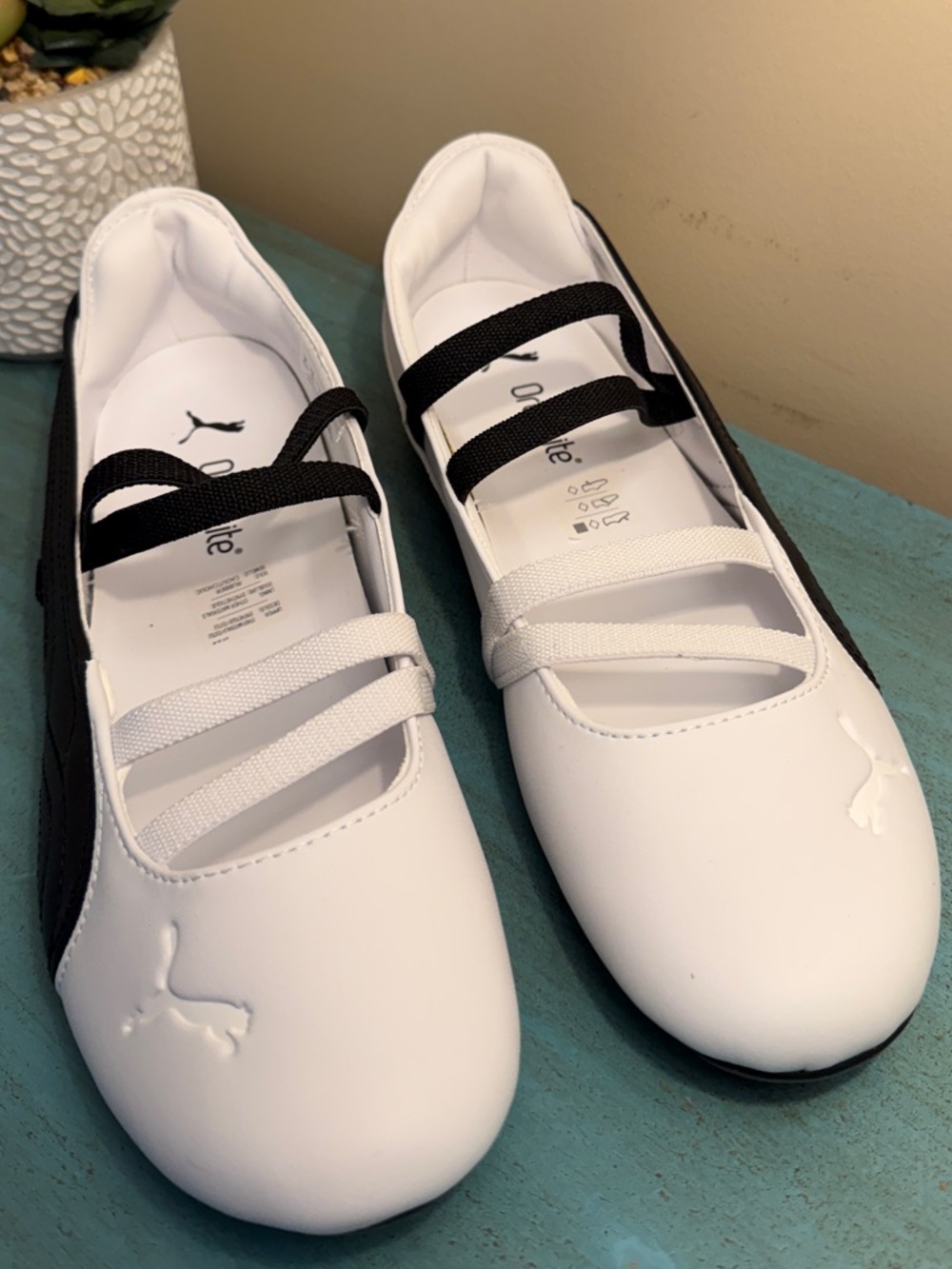 Womens PUMA Speedcat Ballet Shoe - Alpine Snow / PUMA Black  Size 9